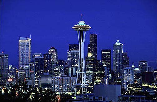 USA WA Seattle 2000NOV10 NightLights 002